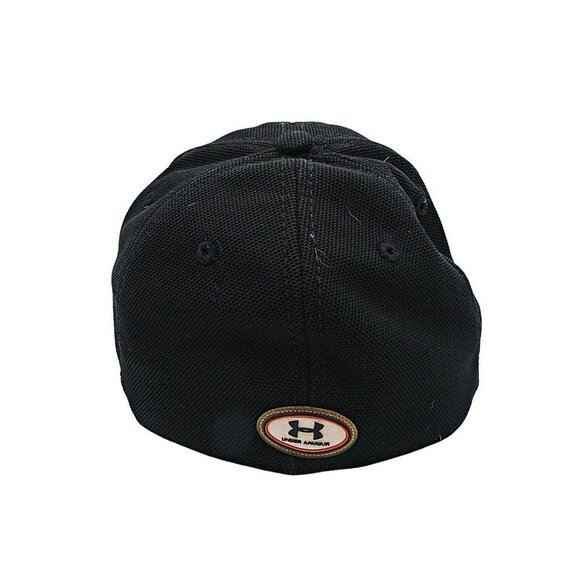 Under Armour Unisex Adults Black White 4 Way Stretch Hat Baseball Cap Black Sz M - Picture 4 of 12